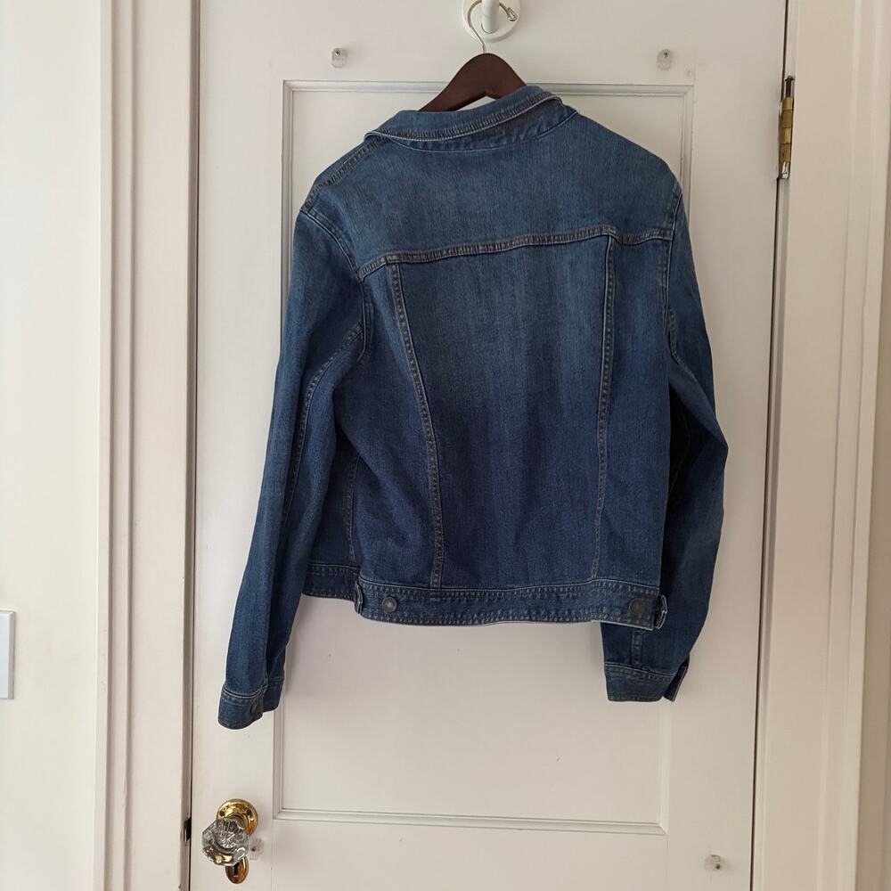 Talbots Classic Denim Jean Jacket Size XL - Picture 3 of 10